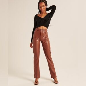 Abercrombie leather pants